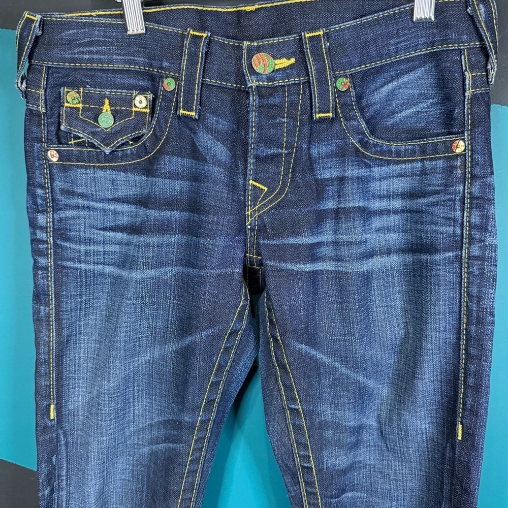True Religion Cameron Denim western Y2K Made in the USA - Picture 3 of 14
